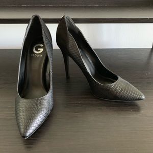 G by Guess faux snakeskin pumps